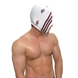 Adidas Originals SOCKsucker White/Burgundy Mask by SNEAKERMASK