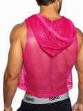 BIKE Hooded Sleeveless Practice Jersey - Hot Pink