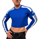 Adidas Sport Blue Long Sleeve Crop Top BY SNEAKERMASK