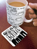 David Shrigley Coaster - After Work Get Drunk