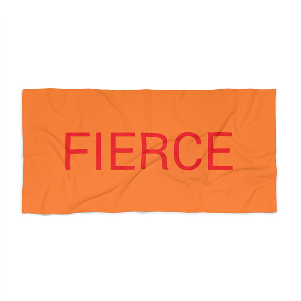 Fierce Beach Towel by CULTUREEDIT