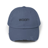 WOOF! Distressed Cap in 6 colors