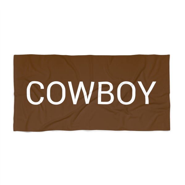 Cowboy Beach Towel by CULTUREEDIT