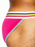 BIKE Stretch Cotton Jock Brief - Pink