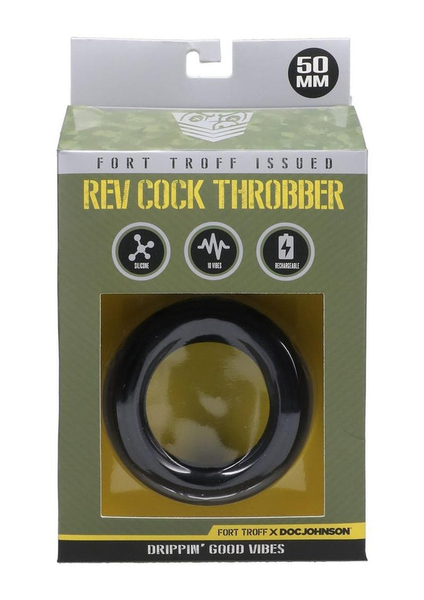 Fort Troff Rev Cock Throbber Rechargeable Silicone Cock Ring