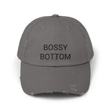 BOSSY BOTTOM Distressed Cap in 6 colors
