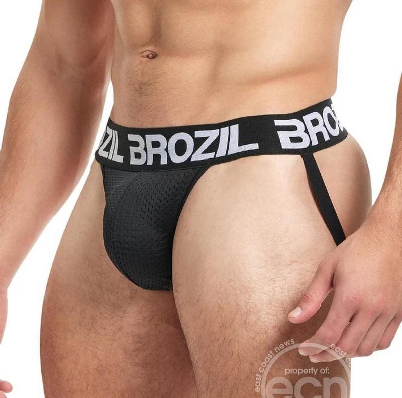Brozil Ultra Bulge Enhancing Jockstrap Black