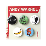 Andy Warhol Variety 5 Button Set
