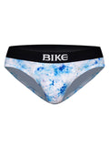BIKE Stretch Cotton Brief - Indigo Tye Dye