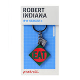ROBERT INDIANA Eat / Die Keychain