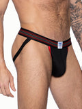 BIKE ATHLETIC Mesh Jockstrap - Black