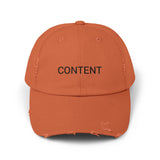 CONTENT Distressed Cap in 6 colors