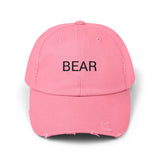 BEAR Distressed Cap in 6 colors