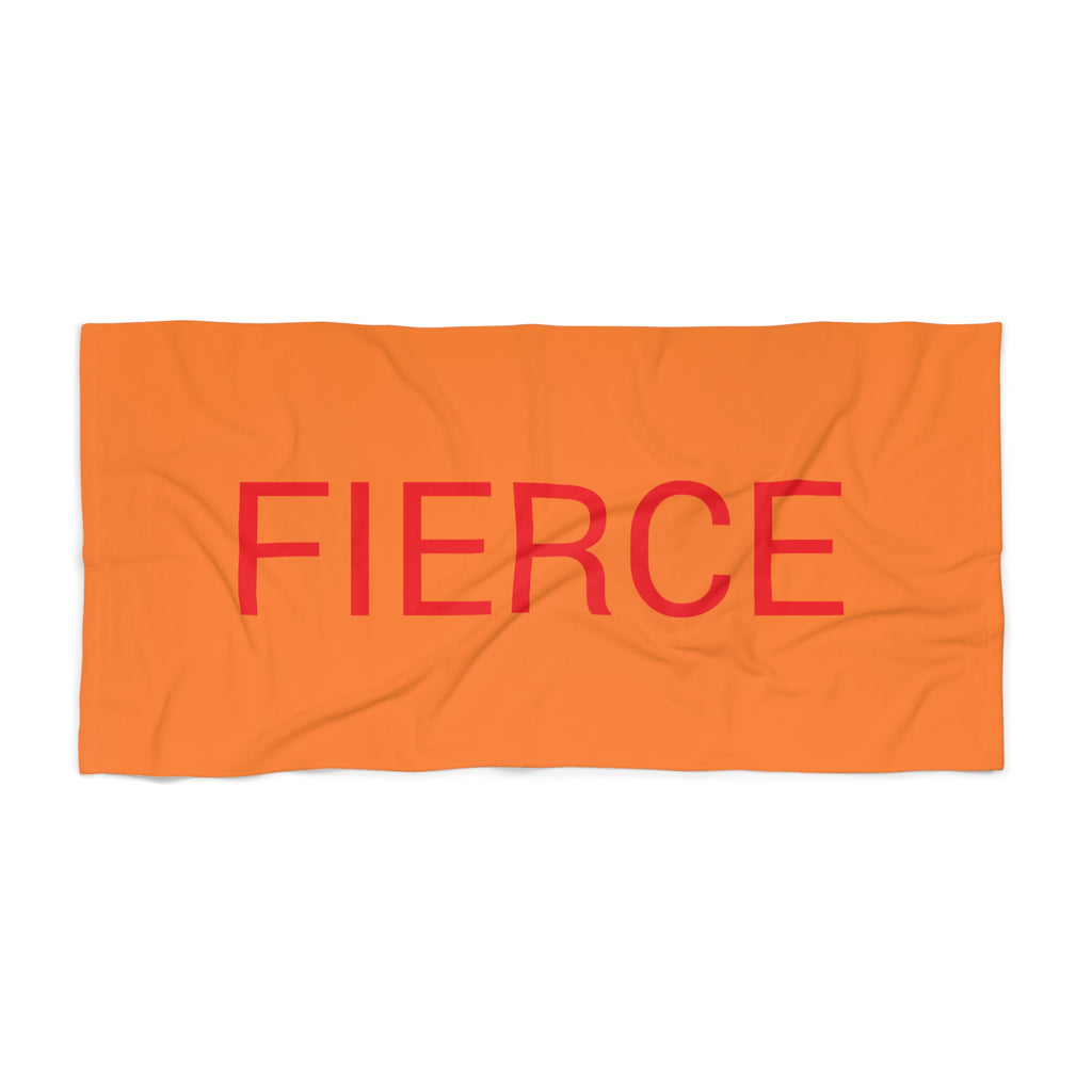 Fierce Beach Towel by CULTUREEDIT