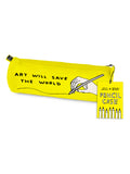 David Shrigley - Art Save The World Pencil Case
