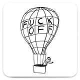 David Shrigley Coaster - Fuck Off Balloon