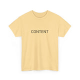CONTENT TEE BY CULTUREEDIT AVAILABLE IN 13 COLORS