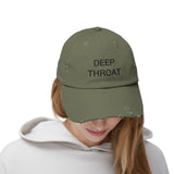 DEEP THROAT Distressed Cap in 6 colors