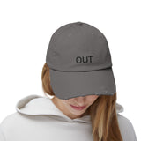OUT Distressed Cap in 6 colors