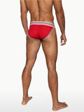 BIKE Stretch Cotton Jock Brief -  Samba Red