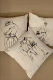 Tom of Finland Canvas Sketch Pillows- 3 designs