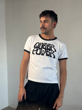 Queer Power T-Shirt in White / Black by LUDOVIC DE SAINT SERNIN