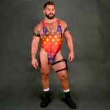 Alfons Dovana Multicolor Stars Bodysuit