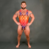 Alfons Dovana Multicolor Stars Bodysuit