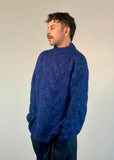 Henrik Vibskov Flat Knitted Crewneck Flat Navy