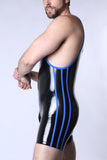 CELLBLOCK 13 Iron Grip Zipper Singlet - Blue