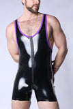 CELLBLOCK 13 Iron Grip Zipper Singlet - Purple