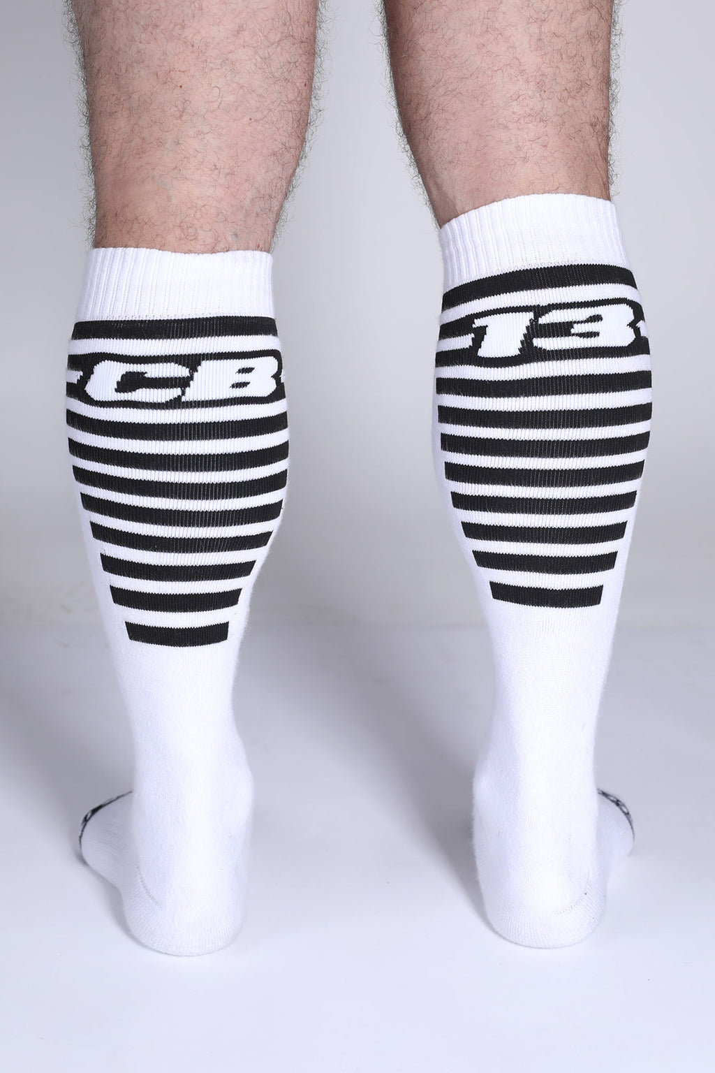 CELLBLOCK 13 Iron Grip Knee High Socks - White
