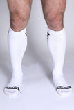 CELLBLOCK 13 Iron Grip Knee High Socks - White