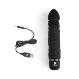 Powercocks 6.5” Realistic Vibrator Black