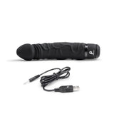 Powercocks 6.5” Realistic Vibrator Black