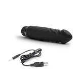 Powercocks 6.5” Realistic Vibrator Black