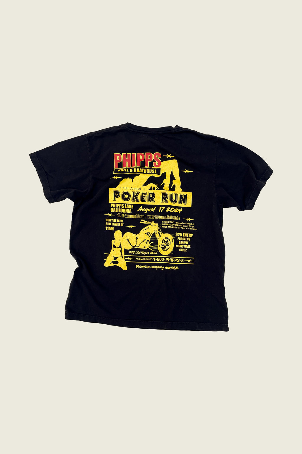 PHIPPS POKER RUN T BLACK