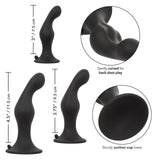 Anal Toys Silicone Anal Ripple Plug Kit (3 Piece)