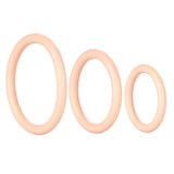 Rings! Tri Rings Cock Ring Set (3 Piece Set) - Vanilla