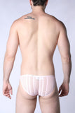 TIMOTEO Sicily Crochet Low Rise Swim Brief - Pink