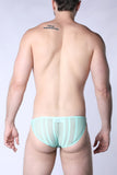 TIMOTEO Sicily Crochet Low Rise Swim Brief - Turquoise