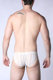 TIMOTEO Sicily Crochet Low Rise Swim Brief - White
