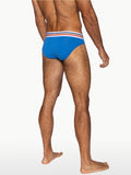 BIKE Stretch Cotton Brief - Indigo Blue