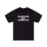 Talentless Mens Connected Tee Pitch Black