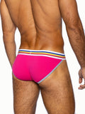 BIKE Stretch Cotton Jock Brief - Pink