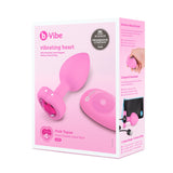 B-Vibe vibrating heart plug Pink Small
