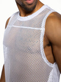 BIKE Short Sleeveless Practice Jersey - White