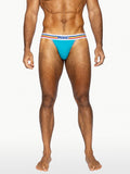 BIKE Stretch Cotton Jock Brief - Blue