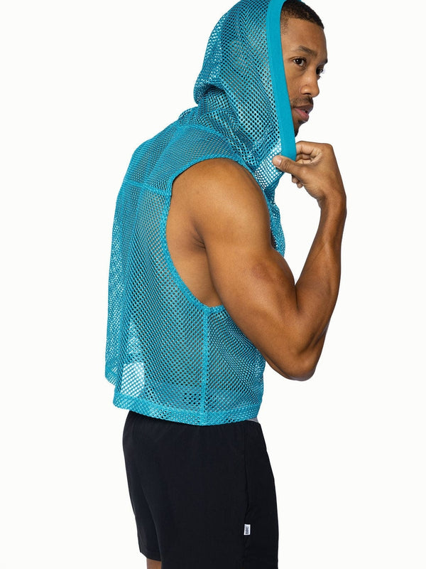 BIKE Hooded Sleeveless Practice Jersey - Teal