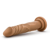 Dr. Skin Realistic Cock Realistic Mocha 7.5-Inch Long Dildo